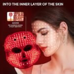 7-Color LED Red Light Facial Mask for Anti-Aging, Acne Treatment & Skin Whitening – Advanced At-Home Skin Rejuvenation & Beauty Device - Image 5