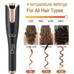 Professional Hair Curler FDJ-13503 – Black & Rose Gold, 660g, Salon-Quality Styling Tool - Image 3