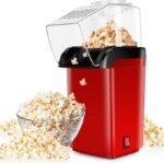 Healthy 1200W Hot Air Popcorn Maker – Oil-Free, 1.8L Quick Pop, Ready in 2-3 Minutes