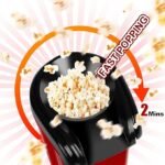 Healthy 1200W Hot Air Popcorn Maker – Oil-Free, 1.8L Quick Pop, Ready in 2-3 Minutes - Image 2
