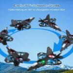 Remote Control Fighter Jet RC Airplane 2.4GHz L0712 – RTF Flying Plane Toy with LED Lights, USB Charging & Stable Flight - Image 2