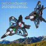 Remote Control Fighter Jet RC Airplane 2.4GHz L0712 – RTF Flying Plane Toy with LED Lights, USB Charging & Stable Flight - Image 4