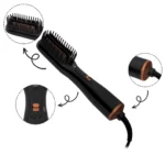 2-in-1 Professional Hair Styling Brush – Heated Straightening & Curling Comb with Fast-Heating Ceramic Plates, Anti-Frizz Technology & Adjustable Temperature Control - Image 4