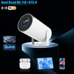 4K Smart Mini Projector with 5G WiFi & Bluetooth 5.0 | 360° Surround Sound | Compatible with Android, iOS, Windows | HDMI & USB Support - Image 9