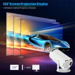 4K Smart Mini Projector with 5G WiFi & Bluetooth 5.0 | 360° Surround Sound | Compatible with Android, iOS, Windows | HDMI & USB Support - Image 5