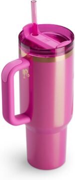Stanley x Barbie™ Icon 40 Oz Quencher – Limited Edition Insulated Tumbler with FlowState™ Lid & Reusable Straw | Large Capacity Cold Drink Travel Mug for Home, Office & On-the-Go Hydration - Image 3