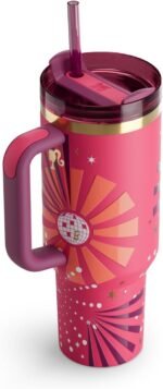 Stanley Quencher H2.O FlowState™ 40oz Tumbler – 80’s Dynamite Limited Edition | Insulated Travel Mug with Leak-Resistant Lid & Reusable Straw for Cold Drinks - Image 4