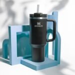 Stanley Quencher H2.0 40oz Insulated Tumbler – Stainless Steel Travel Mug with Handle, Lid & Straw for Cold & Hot Drinks (Black) - Image 6