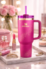 Stanley 40oz Barbie SuperStar Stainless Steel Tumbler – Vacuum Insulated with Lid & Straw - Image 3