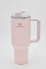 Stanley Quencher H2.0 FlowState 40oz Stainless Steel Vacuum Insulated Tumbler with Lid & Straw – Rose Quartz Travel Mug for Water, Iced Tea, Coffee & Smoothies(Rose Quartz)