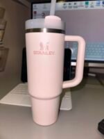 Stanley Quencher H2.0 FlowState 40oz Stainless Steel Vacuum Insulated Tumbler with Lid & Straw – Rose Quartz Travel Mug for Water, Iced Tea, Coffee & Smoothies(Rose Quartz) - Image 3